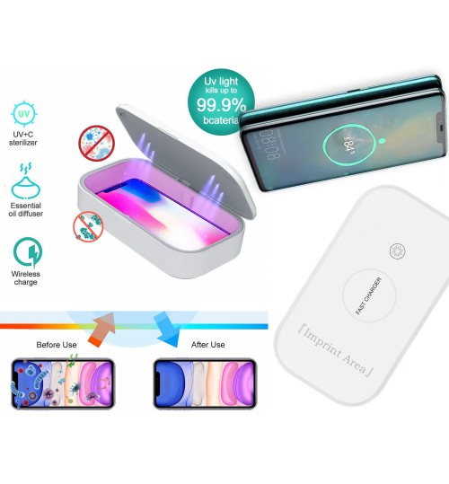 Wireless Fast Charger UV Sterilizer Box